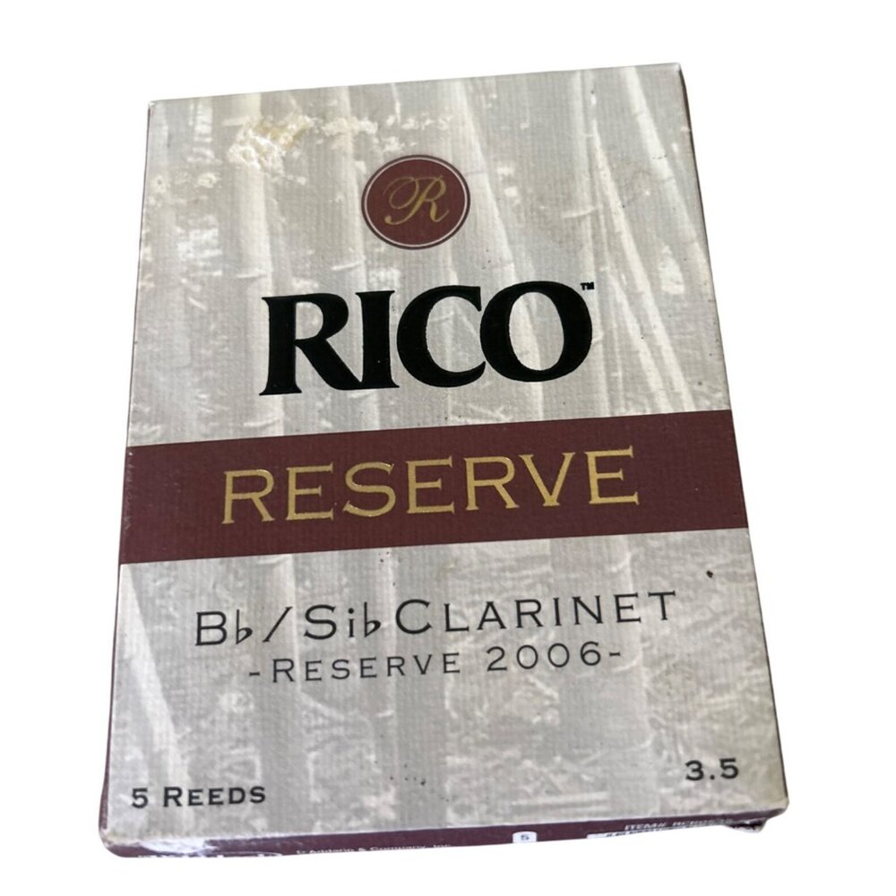 Rico Reserve 2006 3.5 Clarinet Reeds Bb/Sib 5-Pack